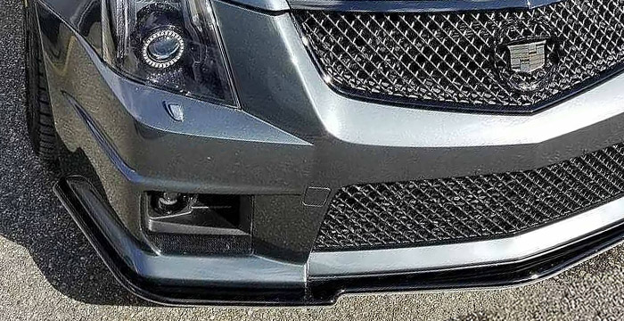 Custom Cadillac CTS  Coupe Front Lip/Splitter (2009 - 2015) - $690.00 (Part #CD-014-FA)